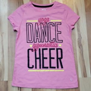 Yoga dance gymnastics cheer t-shirt